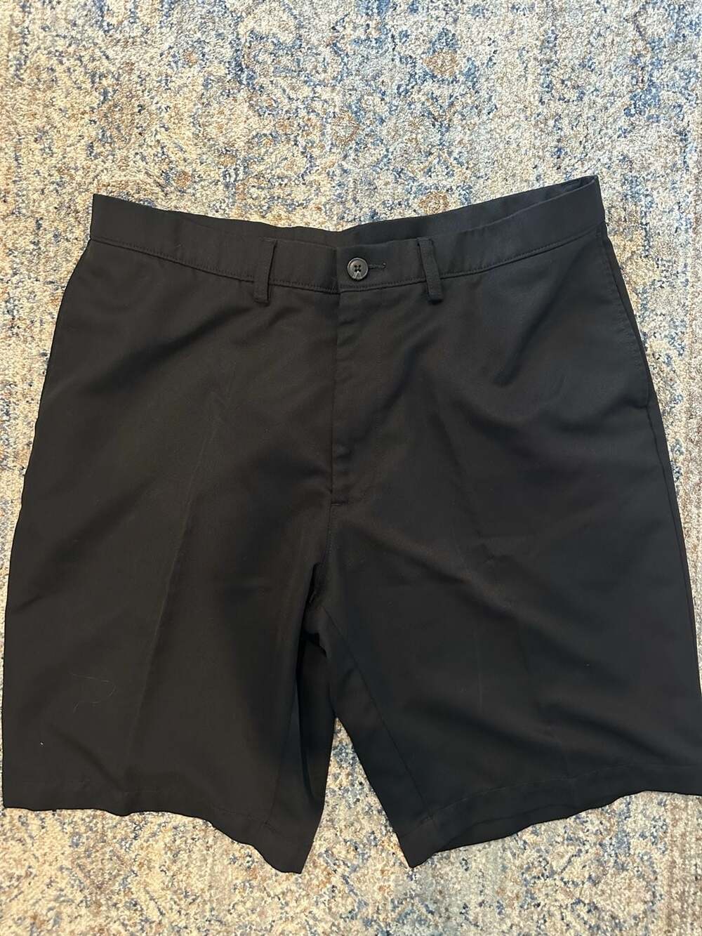Haggar H26 Trademark Brand Black Golf Performance Shorts Size 36